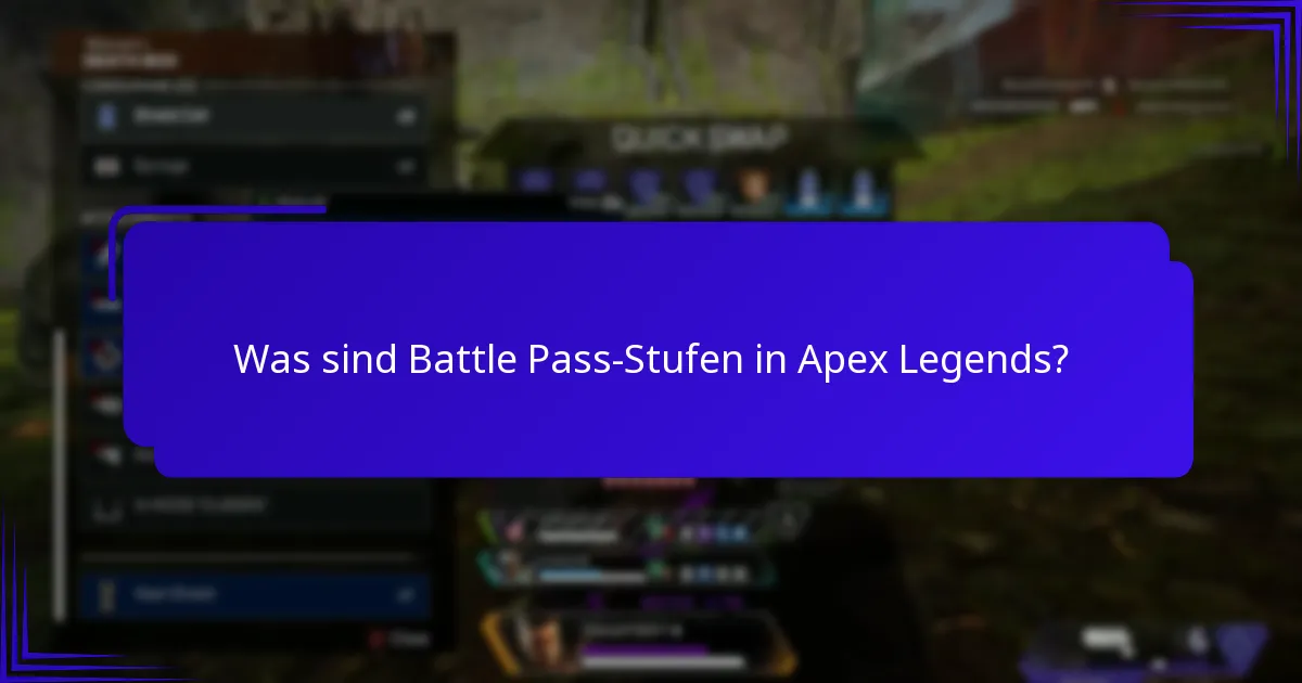 Wie schalte ich Stufen im Battle Pass frei?